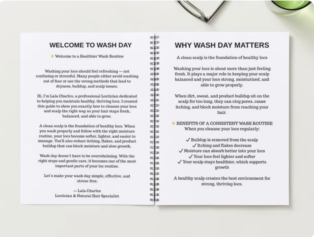 Wash Day Guide for Locs