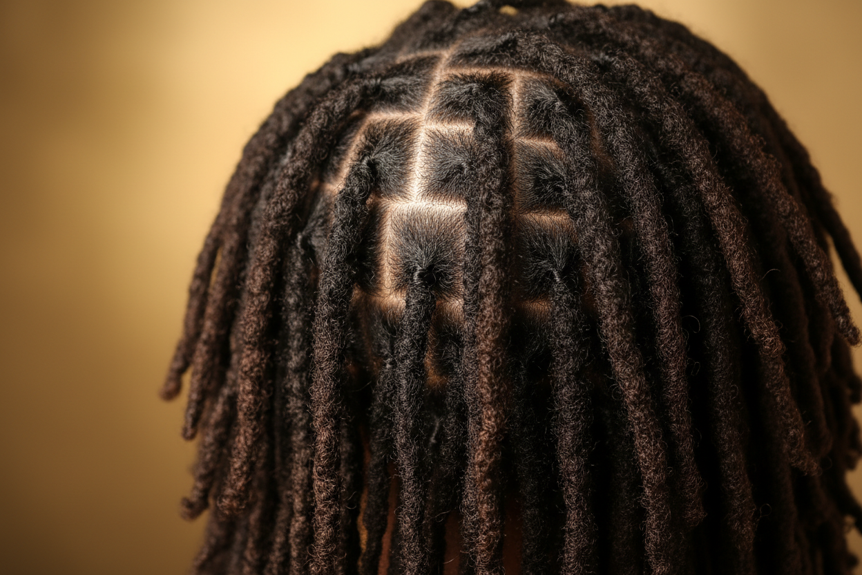Pic of healthy growing thick locs 